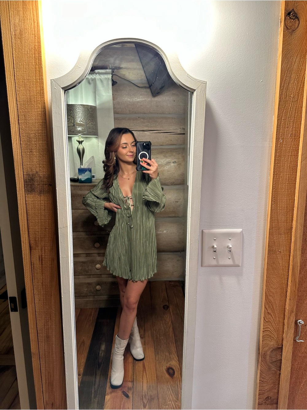Princess Polly Olive Green Mini Dress